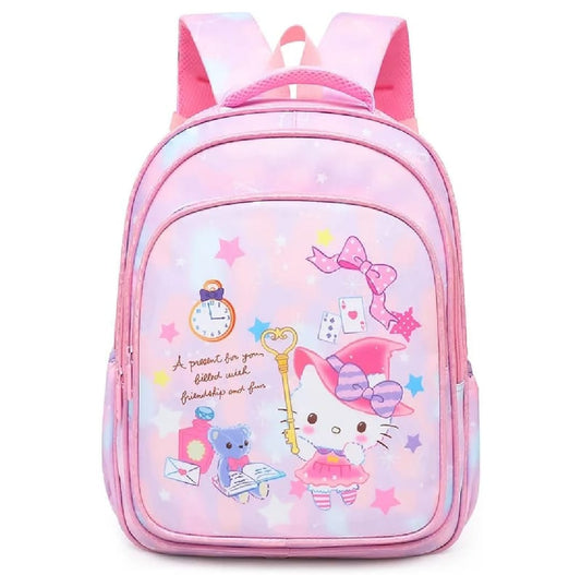 Afraz Hello Kitty Smart Premium School Bag – Stylish Pink Durable Backpack for Kids