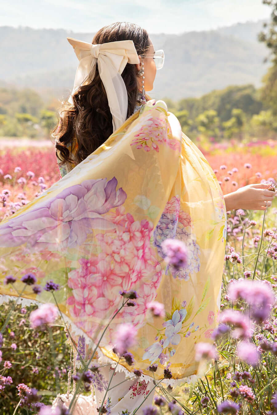 Afraz Premium 3-Piece Unstitched Multi Floral Embroidered Lawn Dress