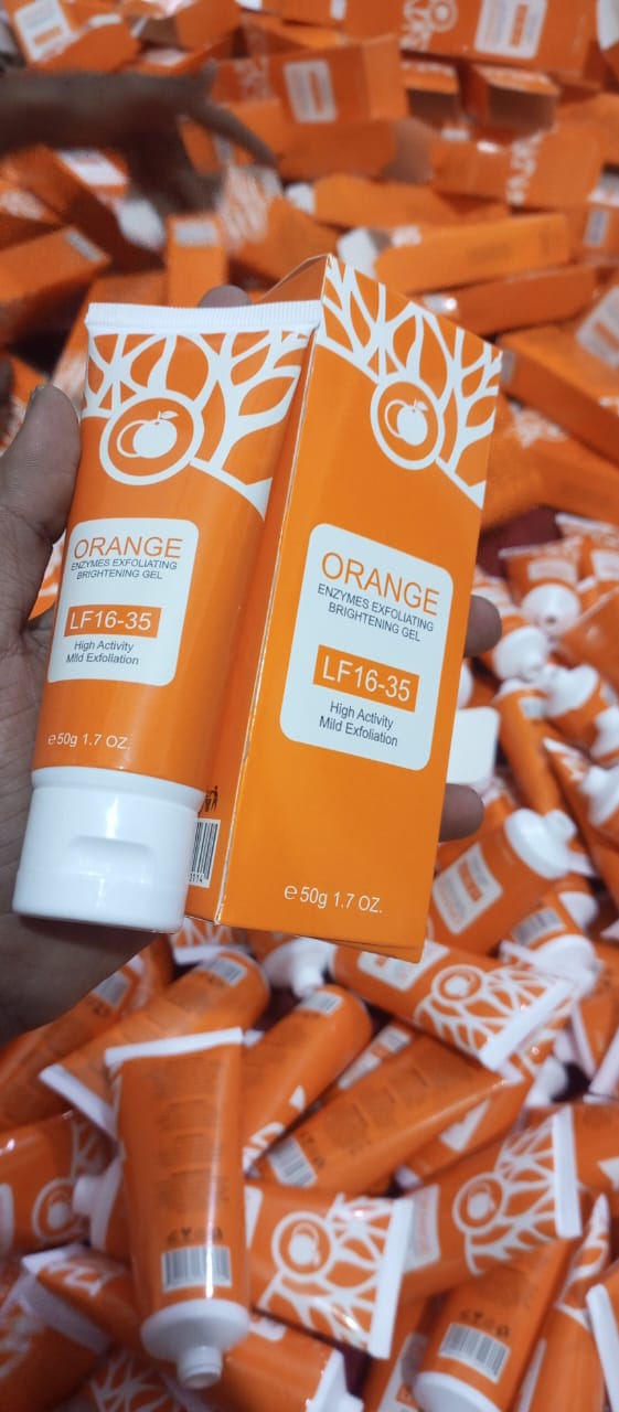 Afraz Smart Orange Enzyme Exfoliating Gel – Premium Brightening Citrus Skincare (50ml)