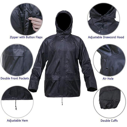 Afraz Premium Waterproof Rain Suit – Lightweight & Durable Raincoat for Men & Women