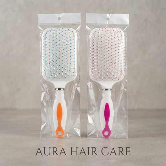 Afraz Aura Smart Hair Care Paddle Brush – Durable Lightweight Detangling Brush