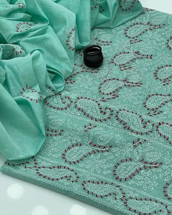 2 piece paper cotton work. benazir shadown tanka. buy online from AFRAZ.pk