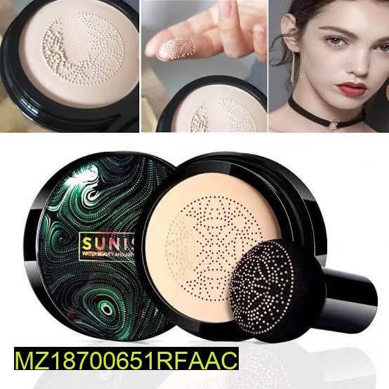 Sunisa Air Cushion Foundation – Black Green Marbled Long Lasting Coverage Compact