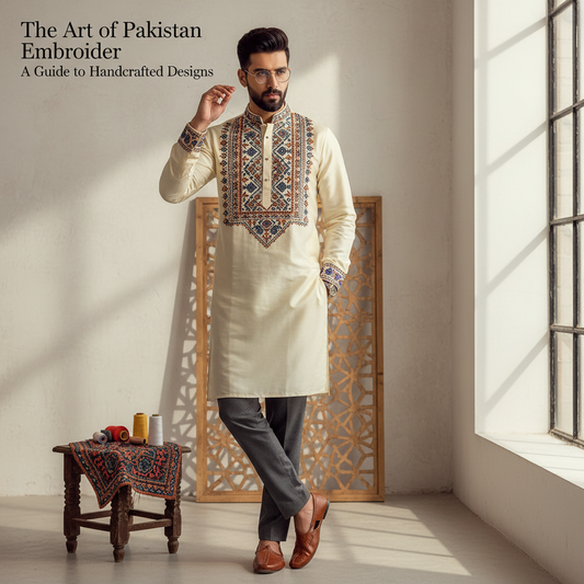 The Art of Pakistani Embroidery Handcrafted Designs AFRAZ