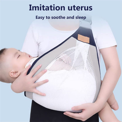 Afraz Ergonomic 1-Shoulder Baby Carrier (Random Color) – Premium Half-Wrapped Sling