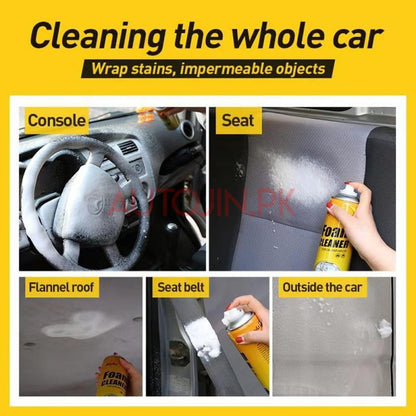 Afraz SOGO Multi-Purpose Foam Cleaner (650 ml) – Deep Cleaning Spray for Car Interior, Leather, Fabric Sofa & Carpets