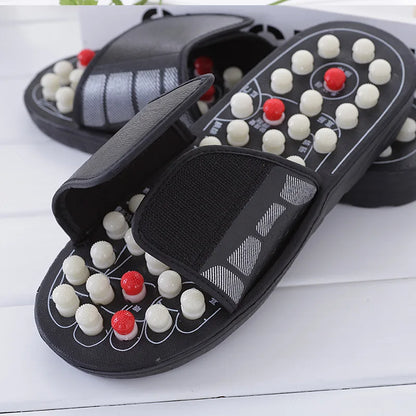 Afraz Acupressure Massage Slippers for Men & Women – Non-Slip Reflexology Sandals with Adjustable Acupuncture Points for Blood Circulation