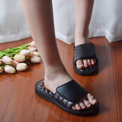 Afraz Acupressure Massage Slippers for Men & Women – Non-Slip Reflexology Sandals with Adjustable Acupuncture Points for Blood Circulation