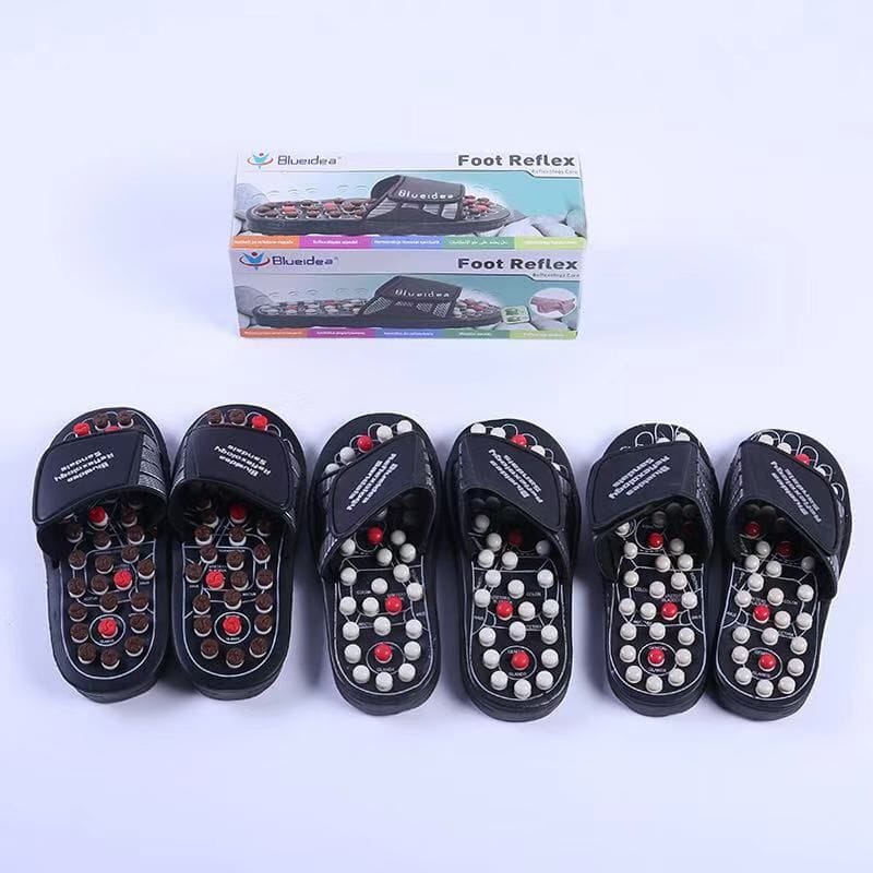 Afraz Acupressure Massage Slippers for Men & Women – Non-Slip Reflexology Sandals with Adjustable Acupuncture Points for Blood Circulation