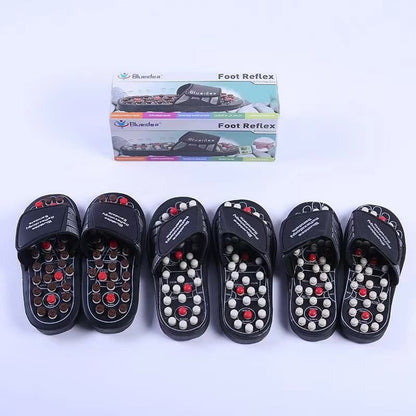 Afraz Acupressure Massage Slippers for Men & Women – Non-Slip Reflexology Sandals with Adjustable Acupuncture Points for Blood Circulation