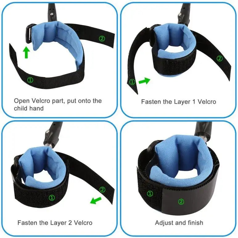 Afraz Kids Anti-Lost Wristband Rope | Safe & Secure Travel Harness (Random Color)