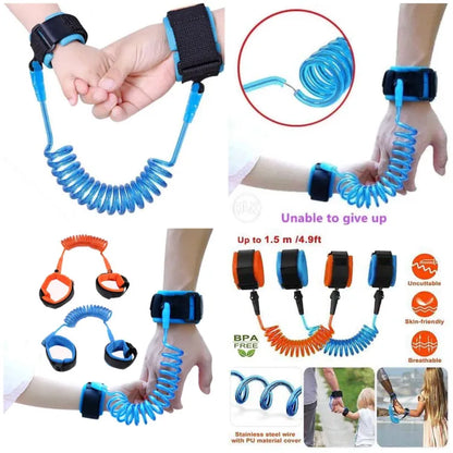 Afraz Kids Anti-Lost Wristband Rope | Safe & Secure Travel Harness (Random Color)
