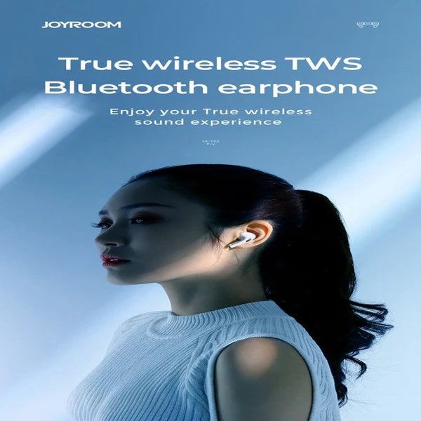 afraz WS Wireless Earbuds — Active Noise Cancelling (ANC) Bluetooth Headphones (White)
