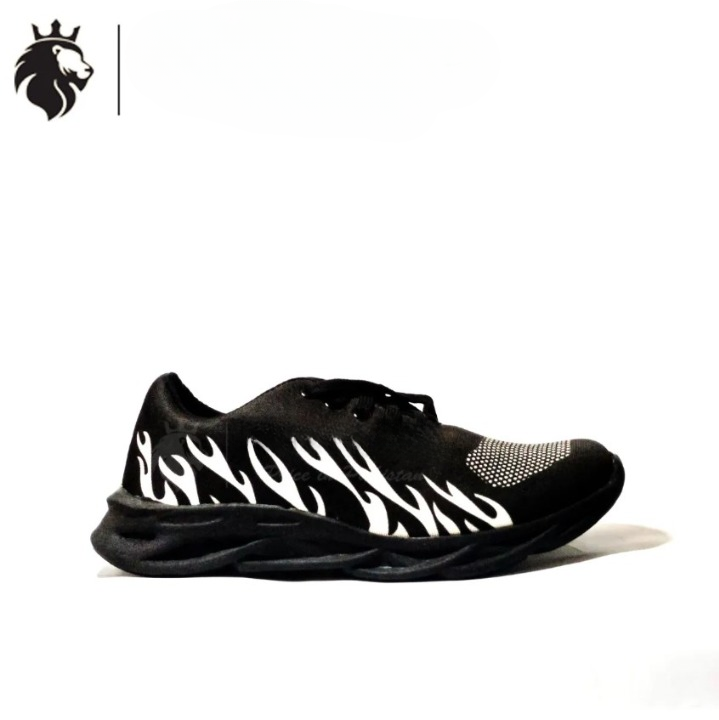 Afraz "White Fire" Men's Comfortable Rubber Joggers — Premium Daily Wear Shoes & Sneakers