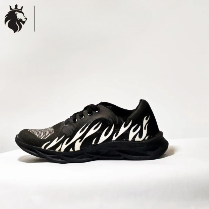 Afraz "White Fire" Men's Comfortable Rubber Joggers — Premium Daily Wear Shoes & Sneakers