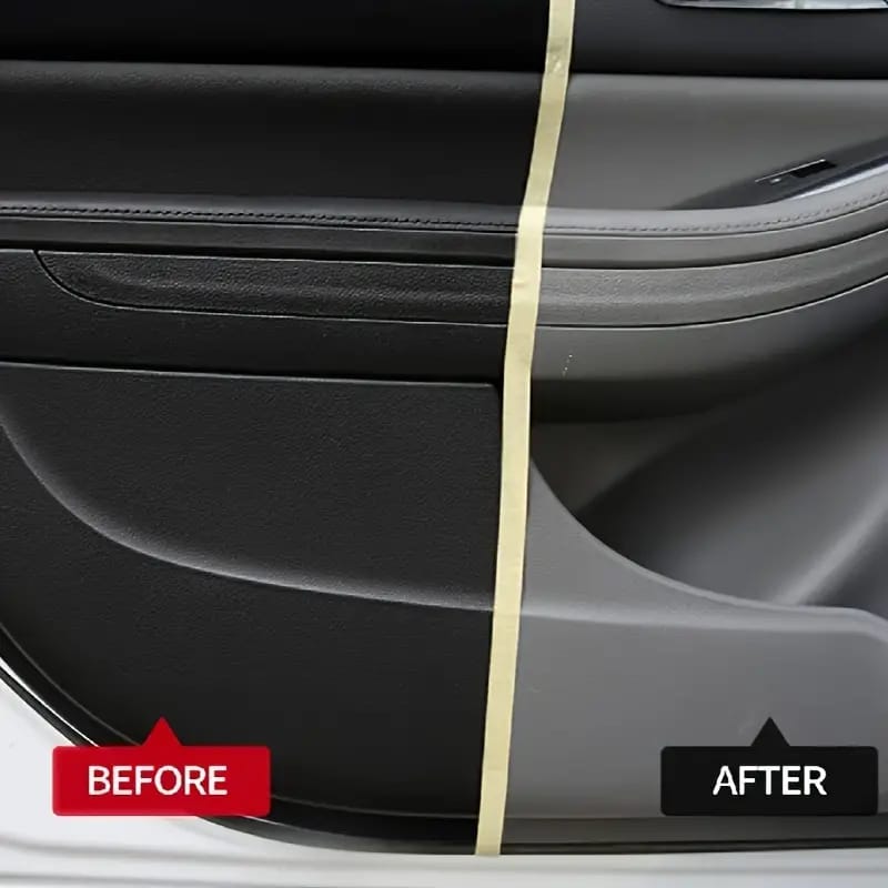 Afraz QIFENGHE Car Plastic Restorer (200g + Sponge) – Premium Auto Interior & Panel Renewal Wax Coating Agent for Dashboard & Trim
