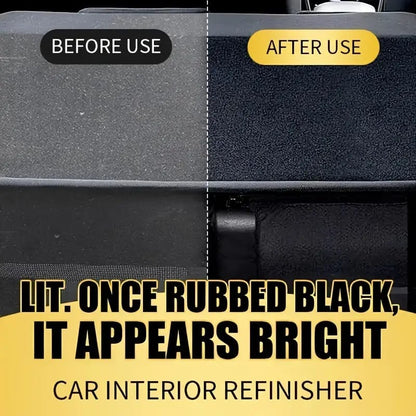 Afraz QIFENGHE Car Plastic Restorer (200g + Sponge) – Premium Auto Interior & Panel Renewal Wax Coating Agent for Dashboard & Trim