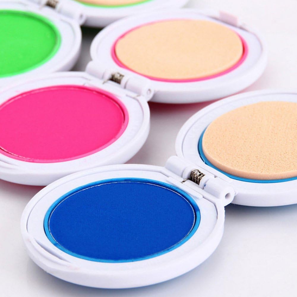 Afraz Pack of 4 Temporary Hair Chalks – 4 Vibrant Colors Hair Dye Powder Cake for Instant Washable Styling & Salon Fun