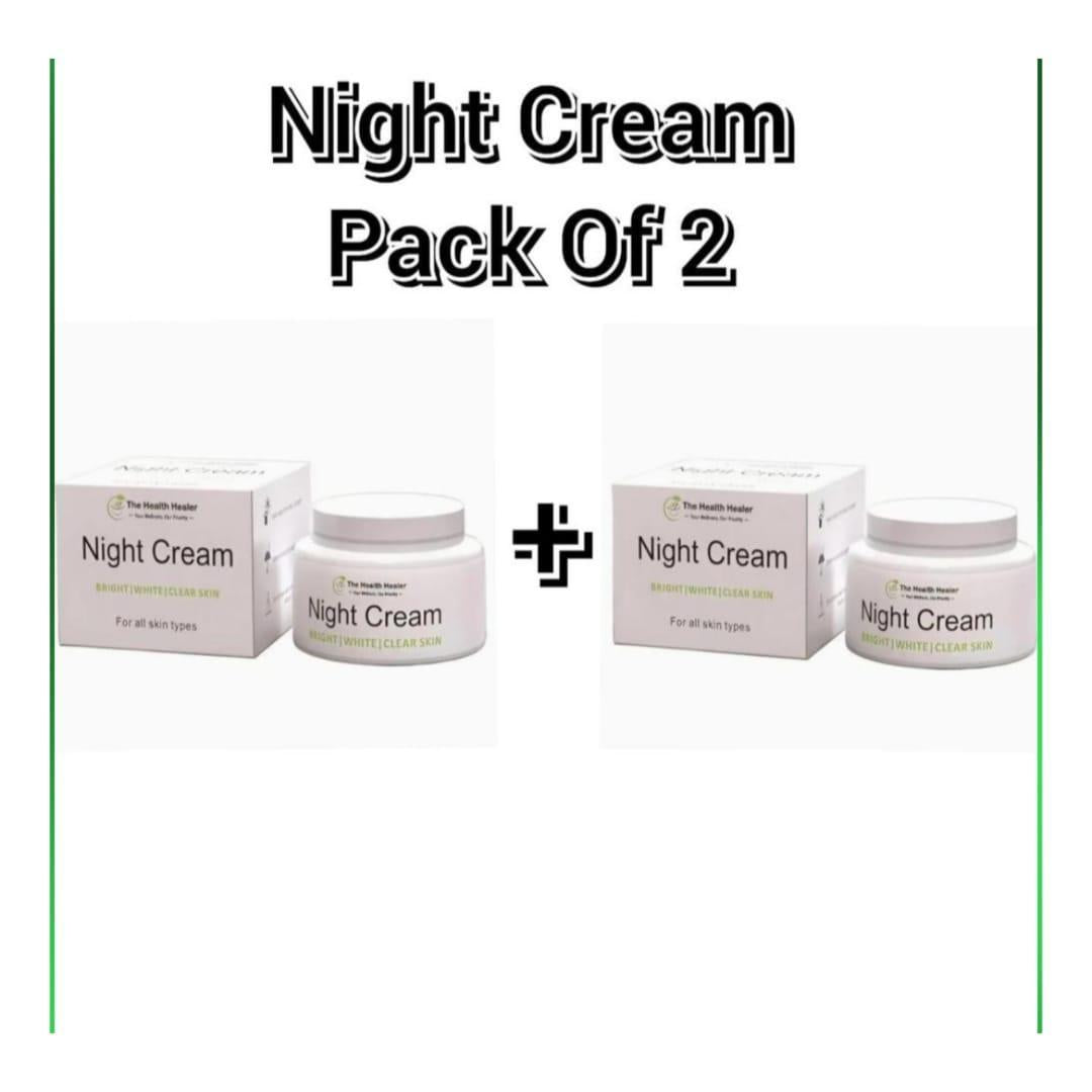 Afraz The Health Healer Night Cream (Pack of 2 - 50g Each) – Premium Skin Brightening & Repairing Night Cream for Glowing Skin