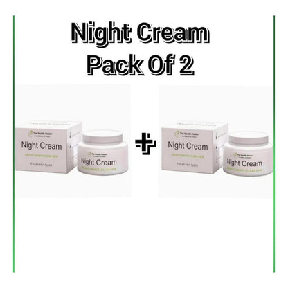 Afraz The Health Healer Night Cream (Pack of 2 - 50g Each) – Premium Skin Brightening & Repairing Night Cream for Glowing Skin