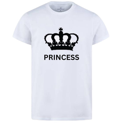 Afraz Prince & Princess Matching T-Shirt Combo | Premium Couple Pack
