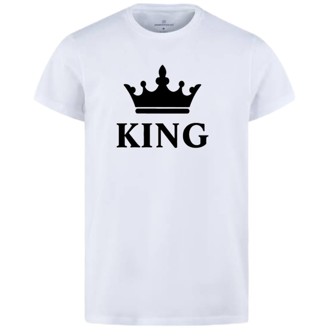 Afraz King & Queen Matching T-Shirt Combo | Premium Couple Pack