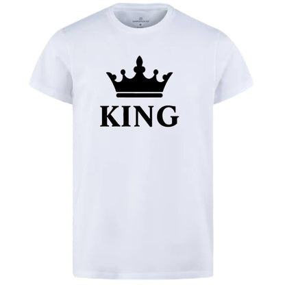 Afraz King & Queen Matching T-Shirt Combo | Premium Couple Pack
