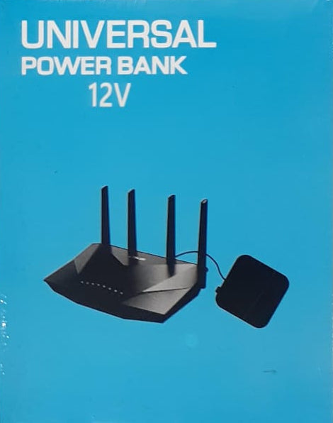 Afraz 12V WiFi Router Power Bank 20000mAh – Heavy-Duty Mini UPS for Seamless Internet Connectivity (Without Adapter - Random Color)