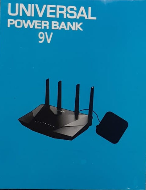 Afraz 12V WiFi Router Power Bank 20000mAh – Heavy-Duty Mini UPS for Seamless Internet Connectivity (Without Adapter - Random Color)