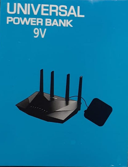 Afraz 12V WiFi Router Power Bank 20000mAh – Heavy-Duty Mini UPS for Seamless Internet Connectivity (Without Adapter - Random Color)
