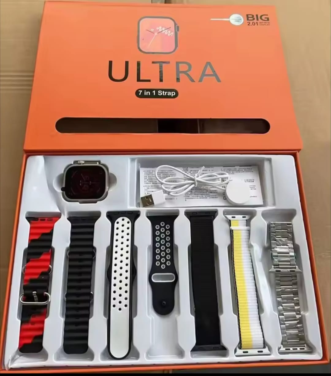 Afraz AirPods Pro 2 + Ultra 7-in-1 Smartwatch Combo | Premium Sound & Style Deal