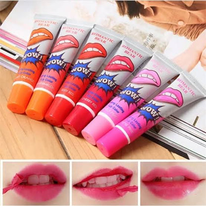 Afraz Pigmented Lip Gloss Base & Plumping Liquid Lipstick – Watermelon, Peach, Red & Pink Glitter Gloss