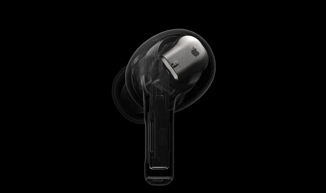 Premium AirPods Pro 2 TWS Wireless Earbuds (Carbon Titanium Edition) — Active Noise Cancelling (ANC) Headset with Buzze