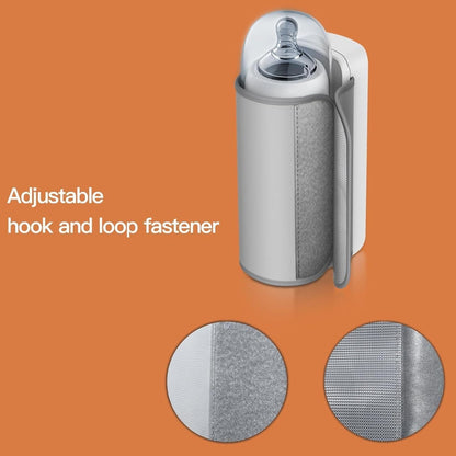 Afraz Portable Baby Bottle Warmer – Fast 1-Min Heating Rechargeable Milk Heater, USB Powered Travel Bottle Warmer with 6 Temperature Levels & Smart LCD Display for On-the-Go Feeding