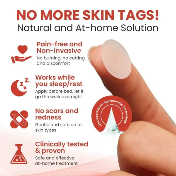 Afraz DermaSmooth Skin Tag Remover Patches – Fast, Safe & Painless Tag and Mole Removal