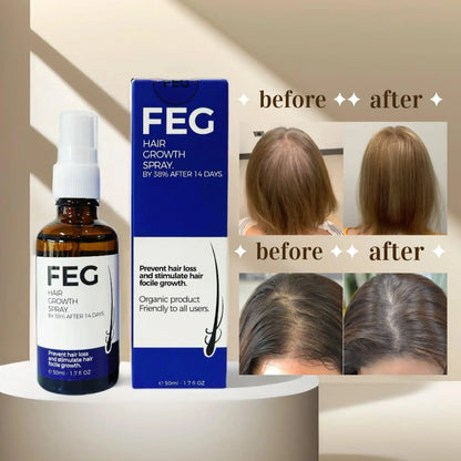 Afraz FEG PLUS Hair & Beard Regrowth Spray – Anti Hair Loss Formula