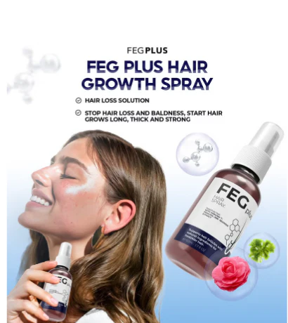 Afraz FEG PLUS Hair & Beard Regrowth Spray – Anti Hair Loss Formula