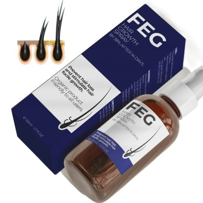 Afraz FEG PLUS Hair & Beard Regrowth Spray – Anti Hair Loss Formula