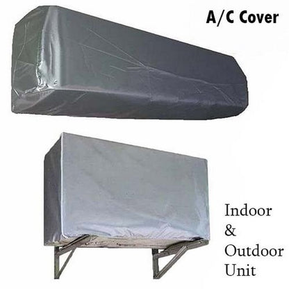 Afraz 1 Ton Split AC Dust Proof Cover Set (2 Pcs) – Premium Non-Woven Fabric Indoor & Outdoor Protection (Non-Waterproof, Non-Parachute)