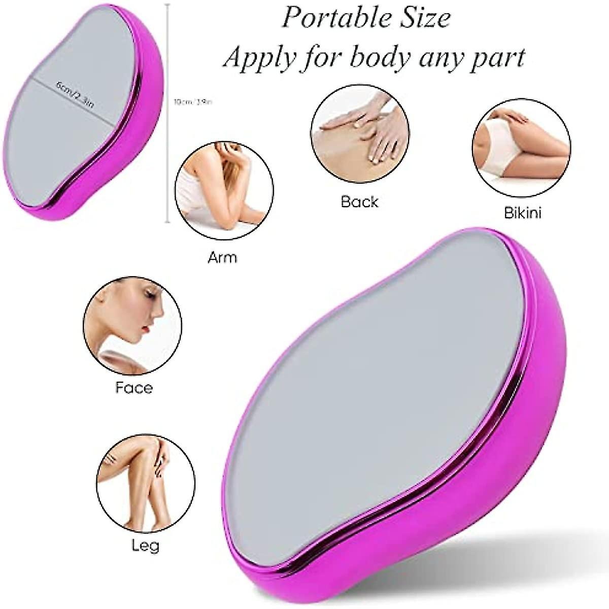 Afraz Crystal Hair Eraser – Painless Hair Remover & Skin Exfoliator