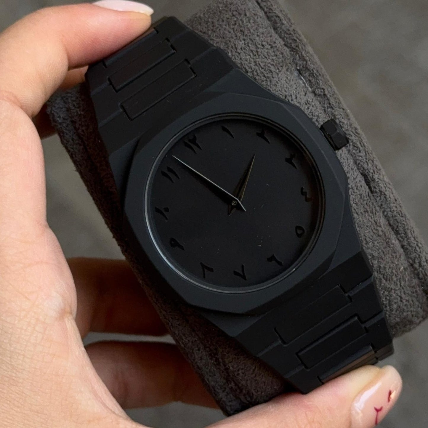 Afraz Black Aura Couple Watch Set – Elegant Matching Timepieces