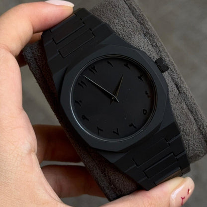 Afraz Black Aura Couple Watch Set – Elegant Matching Timepieces
