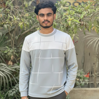Premium Lining Print Full Sleeves T-Shirt