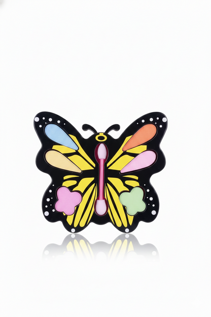 Afraz Kids Mini Butterfly Makeup Palette Set – Safe & Non-Toxic Pretend Play Cosmetic Kit
