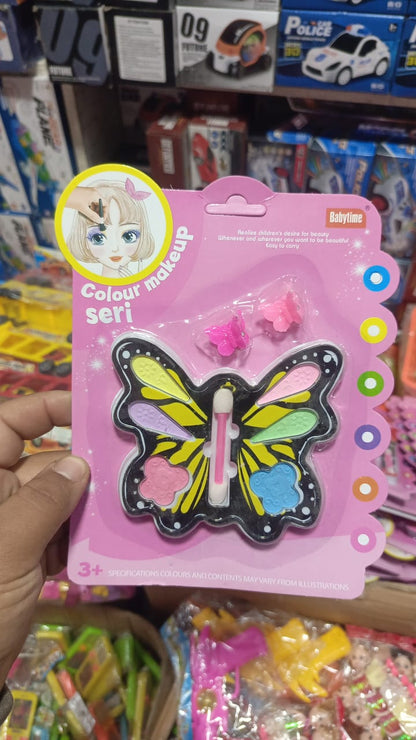 Afraz Kids Mini Butterfly Makeup Palette Set – Safe & Non-Toxic Pretend Play Cosmetic Kit