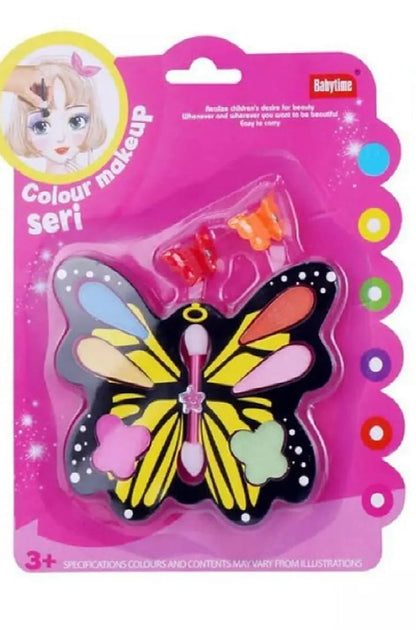 Afraz Kids Mini Butterfly Makeup Palette Set – Safe & Non-Toxic Pretend Play Cosmetic Kit