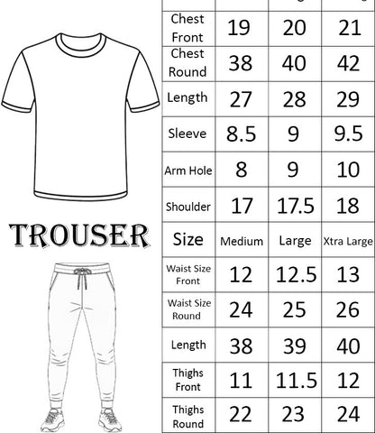 Afraz Men’s Casual Maroon Tracksuit – Round Neck Half-Sleeve T-Shirt & Matching Trouser Set for Gym, Jogging & Daily Wear