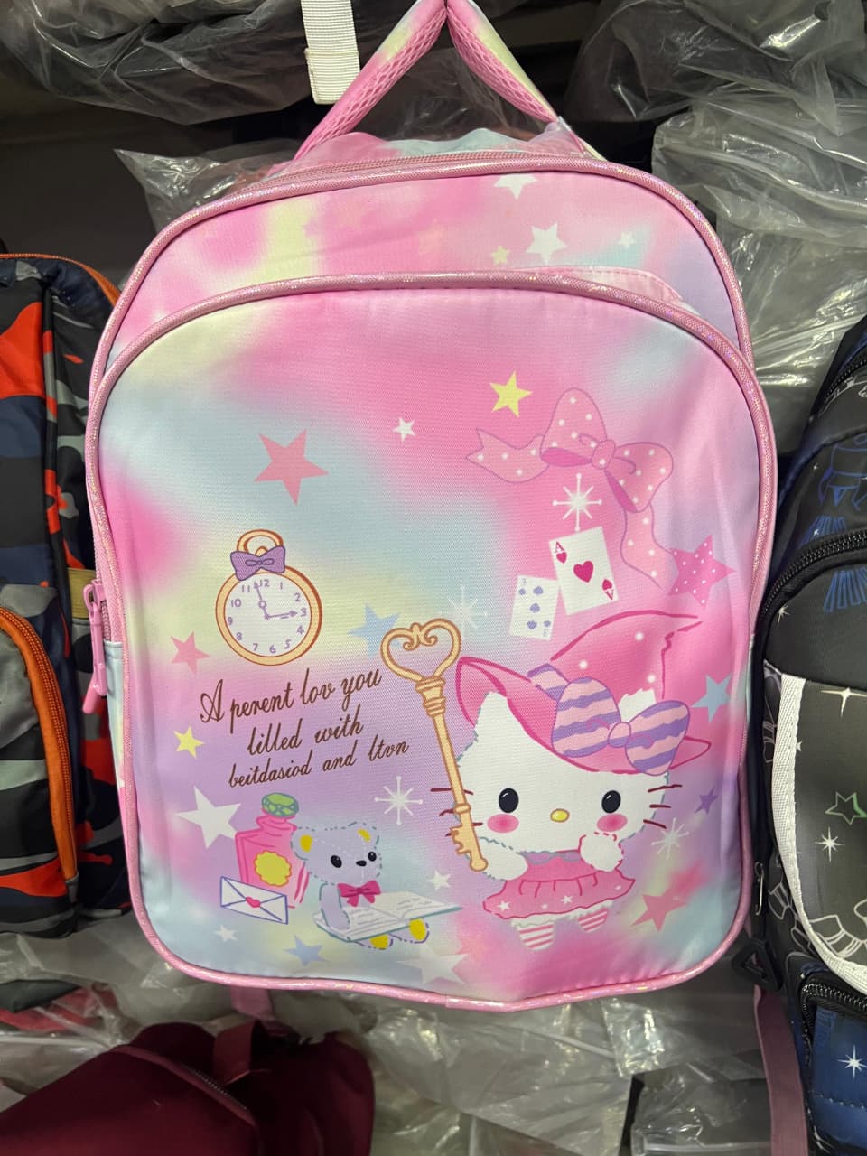 Afraz Hello Kitty Smart Premium School Bag – Stylish Pink Durable Backpack for Kids