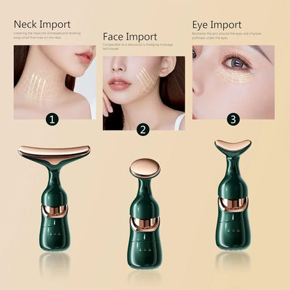 Afraz 3-in-1 Face Slimming & Uplift Wand – Thermal & Vibration Beauty Massager