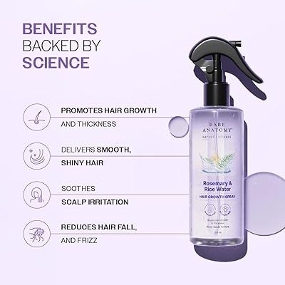 Afraz Bare Anatomy 200ml Rosemary & Rice Water Hair Spray – Anti-Hair Fall & Volumizing Growth Tonic